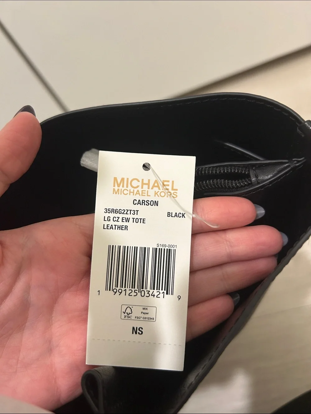 Michael Kors (NWT) Carson Large Pebbled Leather Tote Bag